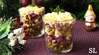 Новогодний Стол 2019! Быстрый и Вкусный Салат с Сайрой. Рецепт