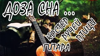 ✰ Доза сна. ✰ Костер на берегу ручья. ✰ Песни под гитару.