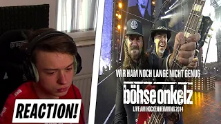 Böhse Onkelz - Wir ham noch lange nicht genug (Live am Hockenheimring 2014) - REACTION!!