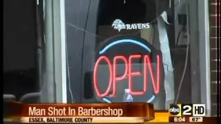 Man shot in barbershop