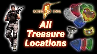 Resident Evil 5 - All Treasure Locations [HD Guide]