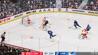 NHL 22 - Calgary Flames vs Vancouver Canucks - Gameplay (PS5 UHD) [4K60FPS]