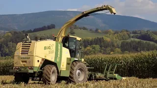 Siláže 2017 - Krone, 2x Case, 2x Steyr, Claas, JCB, ŠT 180, New Holland