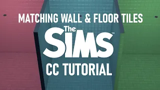 How to Make Custom Content: Matching Wall & Floor Tiles? The Sims 4 CC Tutorial