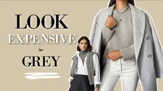 CLASSIC ways to wear GREY and Look EXPENSIVE | Classic Style