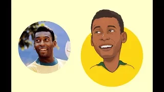 How to draw Caricature of Pele with CorelDraw X7 pt 02