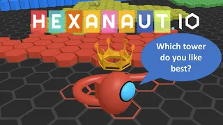 Towers and strategies - ranking all towers from weak to strong - Hexanaut.io #hexagon #hexanaut.io