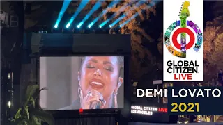 Demi Lovato- Global Citizen #Live #2021 Full performance .