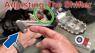 Adjusting the Motorcycle Shifter