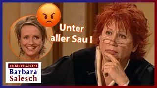 B. Salesch EMPÖRT über NIVEAULOSEN Witz "Lassen sie das!" | 2/2 | Richterin Barbara Salesch | SAT.1