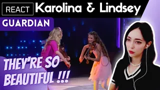 REACTING to Lindsey Stirling & Karolina Protsenko - "Guardián" | The Kelly Clarkson Show