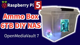 DIY 6TB Raspberry PI 5 NAS running OpenMediaVault 7