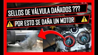 ⚡️5 Sintomas De SELLOS De VÁLVULAS DAÑADOS 🔥 !ESTO PASA EN TU MOTOR!