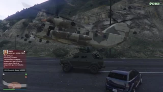 Army parade in GTA5 online