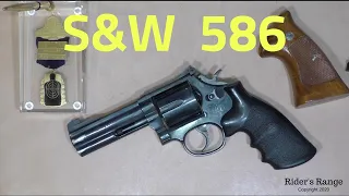 S&W 586 4" is wonderfully accurate on Rider's Range