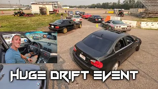 My First Drift Event!!!  (Slammed E46)