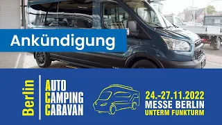 Ford Vialla Grande auf dem Auto Camping Caravan Berlin 24-27.11.2022 in Berlin!