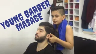 ASMR AMAZING TURKISH BARBER- Back,face,arm massage