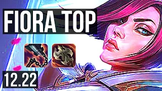 FIORA vs VAYNE (TOP) | 6 solo kills, Legendary, 13/3/5, 300+ games | KR Grandmaster | 12.22