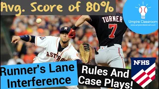 NFHS Baseball: Runner's Lane Interference