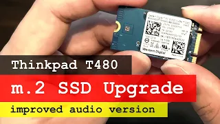 Adding a WWAN SSD to the Thinkpad T480: Upgrade guide | m.2 2242 | Lenovo DIY (IMPROVED AUDIO)