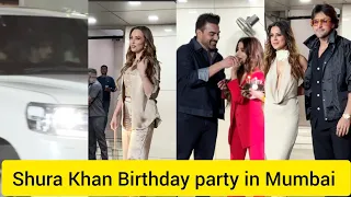 Shura Khan Birthday party Salman Khan Arbaaz Khan Lulia Arhaan Arpita Riddhima Shalin Nia Sharma