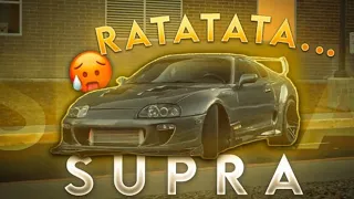 Ratatata.... | 911 I Hear Shots Ratatata Supra Car || Edit 🔥🔥🔥#car #supra #ratatata #viral #trending