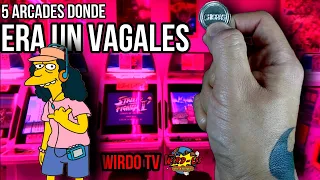 TOP 5 Maquinitas (ARCADES) donde era un VAGALES | VIDEOJUEGOS ARCADE 80s y 90s | WIRDO TV