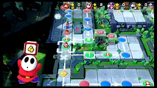 Super Mario Party - Whomps Domino Ruins - Shy Guy, Dry Bones, Waluigi, Diddy Kong - Nintendo Switch