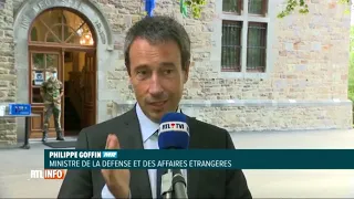 Interview de Philippe Goffin lors de l'édition de 19 heures du JT de RTL Info ce 1er septembre 2020