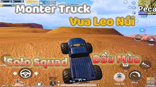 PUBG Mobile | Giáo Án Monter Truck Leo Núi Cực Hiệu Quả lấy Top 1 Solo Squad Đầu Mùa