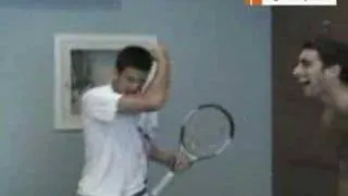 Funny Novak Djokovic Impressions at the UsOpen 07 Exclusive!