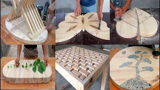 8 Amazing Woodworking Projects Most Worth Watching // Coffee Table With Design Unique Incredible