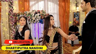 On Location Dhartiputra Nandini | Nandini Ne Kiya Ghar Chhodne Ka Faisala