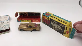 Vintage Corgi 261 James Bond Aston Martin