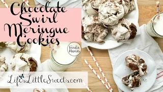 Chocolate Swirl Meringue Cookies Recipe | Life's Little Sweets