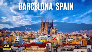 BARCELONA, SPAIN 🇪🇸 - BY DRONE (4K VIDEO UHD) - BARCELONA CITY TOUR - DREAM TRIPS