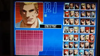 personajes ocultos de The king of fighters 2002 ps2