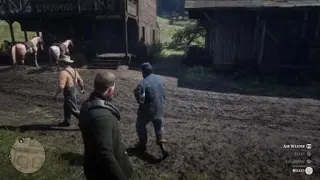 Red Dead Redemption 2 Mickey learns Arthur is dying