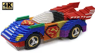 DIY - How To Make Superman Car From Magnetic Balls ( Satisfying ) | Magnet World 4K