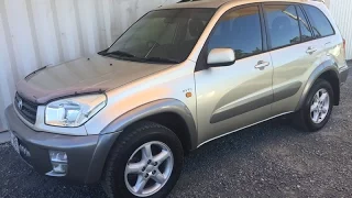 (SOLD) Automatic cars low km toyota RAV4 2001 review