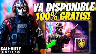 YA DISPONIBLE SKIN 100% GRATIS de GHOST!! Ahora sí ACTIVISION se LUCIÓ | COD MOBILE | Lobo Jz