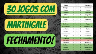 FECHAMENTO DO DESAFIO MARTINGALE EM 30 JOGOS - VALIDA TRADER ESPORTIVO