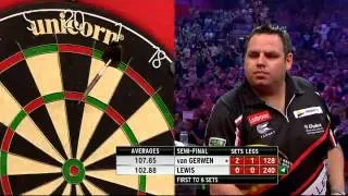 PDC World Darts Championship 2014 - Semi Final - Michael van Gerwen vs Adrian Lewis