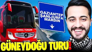 EKİPLE MEMLEKETLERİMİZE GİTTİK! OTOBÜSLE GÜNEYDOĞU TURU! Bus Simulator Ultimate #7