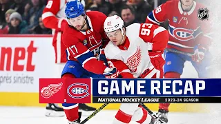 Red Wings @ Canadiens 12/2 | NHL Highlights 2023