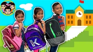 NUESTRAS NUEVAS MOCHILAS | PLATICA POLINESIA | Guzmancitos