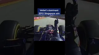 Vettel's Dominant 2012 Singapore Win🔥