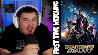 FIRST TIME WATCHING Guardians of the Galaxy Movie Reaction - THIS IS AMAZING!!