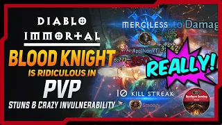 Blood Knight Is Ridiculous in PVP - Crazy Stuns and invulnerability - Diablo Immortal